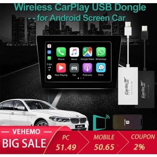Carlinkit Android Carplay Wireless Adapter Dongle Apple Carplay Android Auto Bluetooth Usb Car Play Iphone WIFI GPS Mirror Link