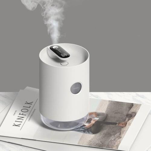 ELOOLE Large Capacity USB Humidifier Hydrator With Night Light Atomizer Built-in 3000mAh Rechargeable Lithium Battery Car Offic