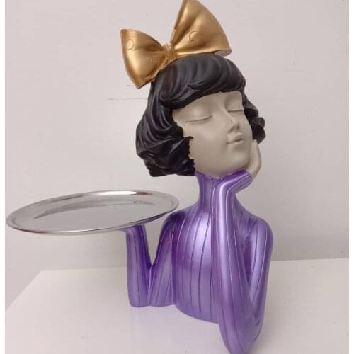 EU HOME DECORATION AROSE GIRL DUCTILE DECOR HOME OFFICE DECOR