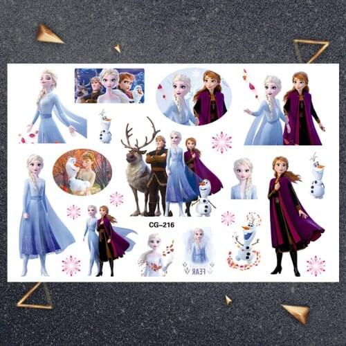 Hasbro Cute little girl sticker Children Cartoon Temporary Tattoo Sticker For Boys Cartoon Toys Waterproof Party Kids Gift