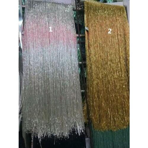 Top selling beaded Fringe Ribbon Trim Fringe Tassel Lace Trim SYJ-6275 for party dress