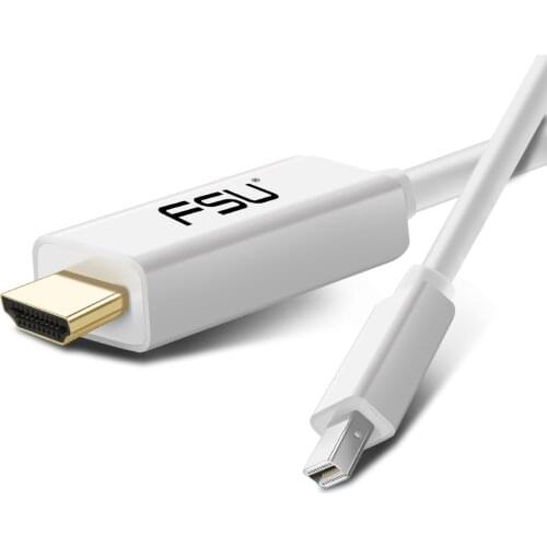 Mini Display Port to HDMI 6FT Thunderbolt DP to HDMI cable Mini DP HDMI Cable Male to Male Adapter For MacBook Air 13 1.8M 3M