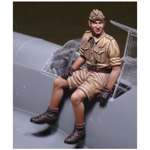 New Unassembled 11/32 Pilot soldier NOT HAVE PLANE winter Resin Kit DIY Toys Unpainted resin model