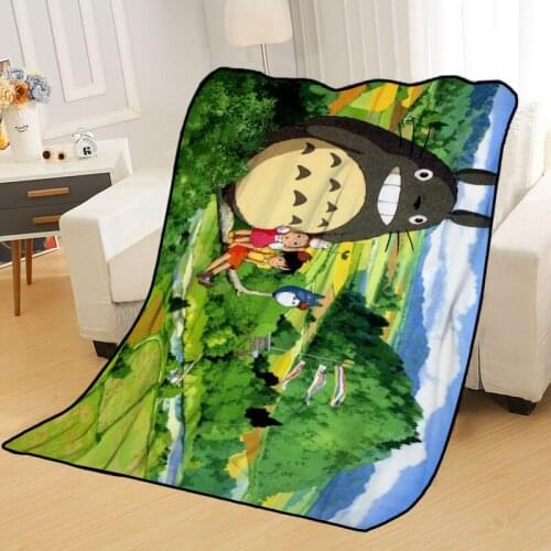 New Arrival Totoro Blankets Printing Soft Blanket Throw On Home/Sofa/Bedding Portable Adult Travel Cover Blanket