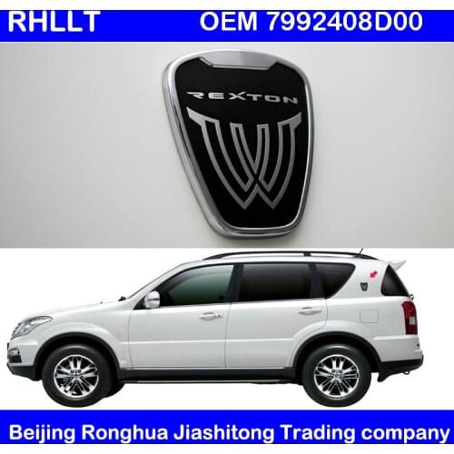 OEM 7992408D00 Rexton Logo Tuning Quarter Emblem for Ssangyong Rexton W 06 07 08 09 10 11 12 13
