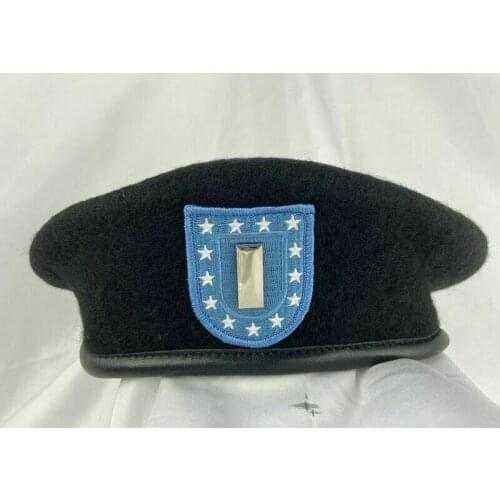 Us Army Infantry Regiment Black Beret First Lieutenant Officer Rank Military Hat Military Store