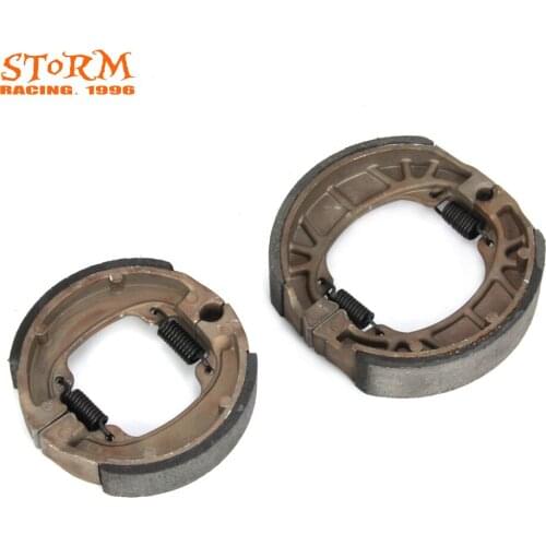 Motorcycle Front and Rear Brake Shoes & Springs For Yamaha PW TY 80 1983-2010 PW80 Y-Zinger 1977-1982 TY80 ATV Dirt Pit Bike