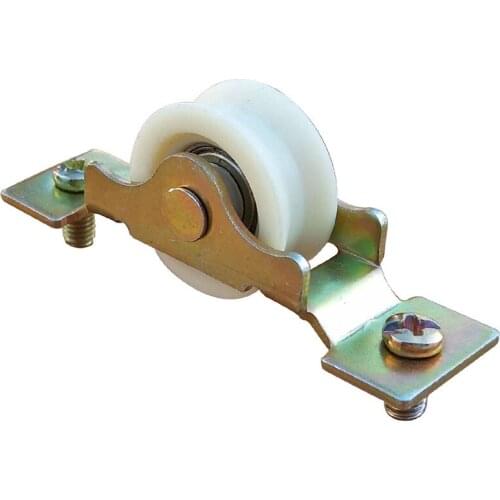 Sliding Door Plastic Steel Window Pulley Glass Aluminum Alloy Brass Wheel Muted Nylon Roller Hardware