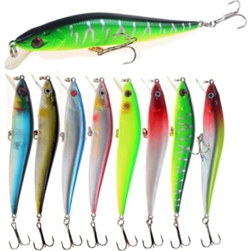 1 Piece OF Floating Mino Fishing Lure 11.5cm/10g Luya Simulation Crank Bait Swinger 3D Eye Artificial Fishing Tackle