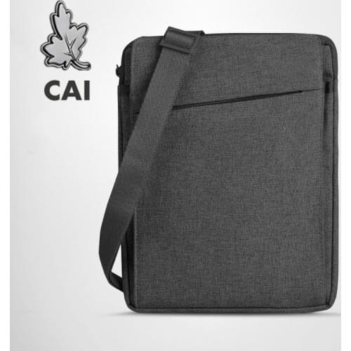 CAI Men Messenger Shoulder Bag High Quality Briefcase Waterproof Zipper 10" Mini Bag For Men Women Office Travel Crossbody Bags