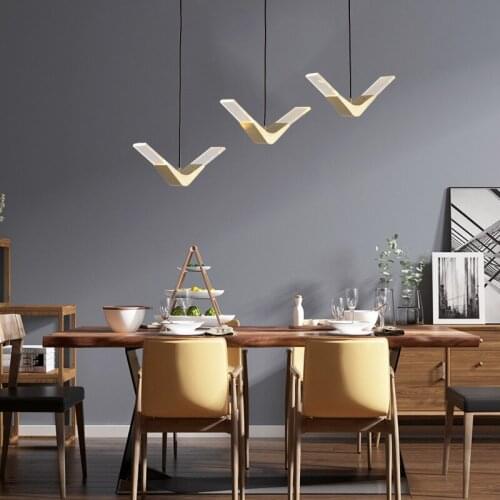 Dining room simple all copper living room bedroom bar designer bird personality Nordic lamp cd2205