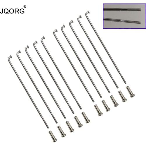 J-bend Equal Diameter Cylinder Body Electric Bike Spokes Diameter 2.3 mm To 2.0 mm Material 304 Stainless Steel Bicycle Spokes