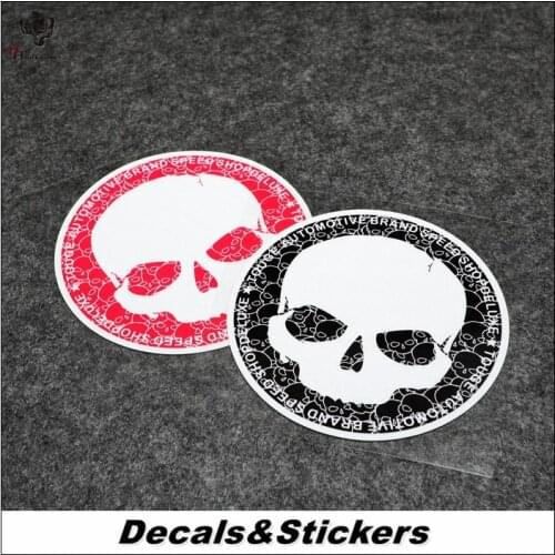 NO.L316 Touge Skull JDM 3M Reflective Modified Stickers Waterproof Decals Racing Motorcycle Scratches Cover