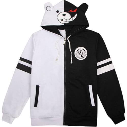Japan Anime Dangan Ronpa Bear Monokuma Cosplay Sweatershirt Costume Spring and Autumn Hoodies For Men Or Women