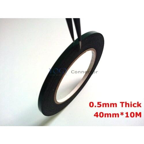 Sealing Tape Car Foam Sponge Double Faced Glue 4cm 40mm Width 0.5mm thick