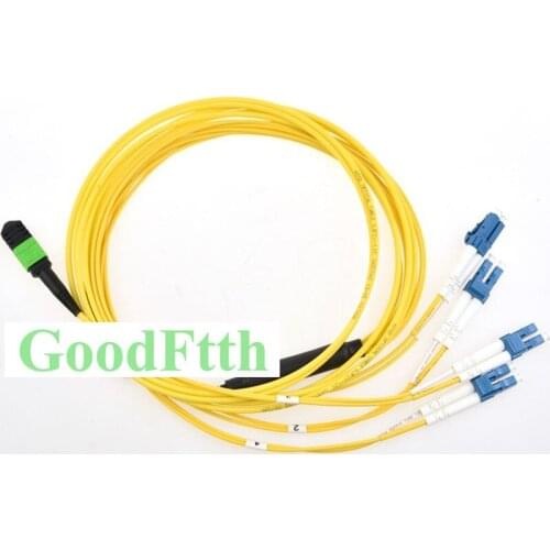 Fiber Patch Cord Female MPO-4LC DX Uniboot SM 8cores 3mm GoodFtth 20-50m