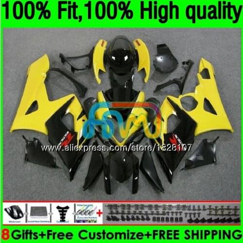 Yellow blk OEM For SUZUKI GSXR-1000 GSX R1000 GSXR 1000 CC 05 06 42BS.16 GSX-R1000 1000CC 05 06 K5 GSXR1000 2005 2006 Fairing