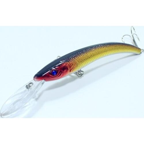 1pc 15.5CM-16.3G Big Game fishing lures plastic hard bait fishing tackle pesca fish wobbler minnow artificial lure swimbait
