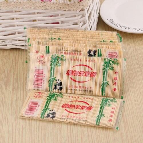 200Pcs/Bag Disposable Natural Wood Bamboo Toothpick For Home Restaurant Hotel Products High Quality Toothpick Floss Tools
