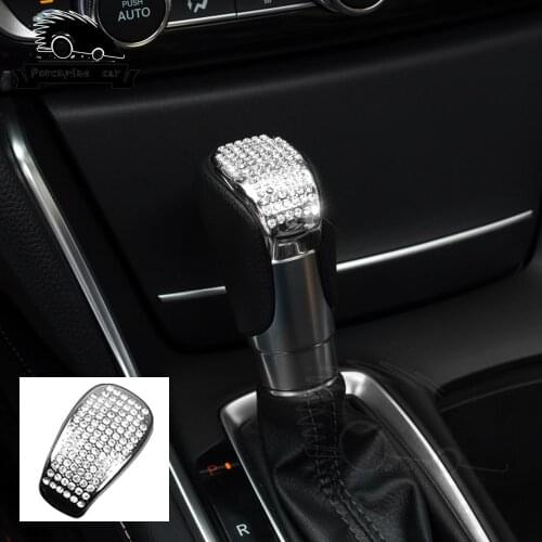 Car Automatic Diamond Speed Gear Shift Knob Head Cover Cap Sticker Trim For Honda Accord 10th 2018-2020 car accessories