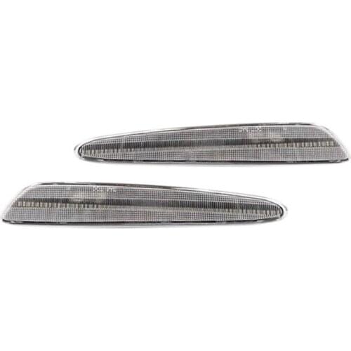 Car Front LED Side Marker Turn Signal Lamps Side Marker Lights for Chevrolet Chevy Corvette C6 2005-2013