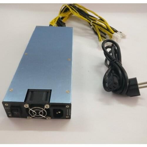 BTC LTC DASH Miner Power Supply 200-240V~/9.5A MAX OUTPUT 1600W For S9 S9i L3+ D3 A3 X3 T9 E3 Z9 Baikal X10 Innosilicon A9 A10