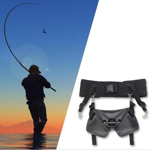 Big Game Fishing Fighting Belt Adjustable Harness Gimbal Jigging Stand-up Rod Holder Pole Holster Fishing Equipment
