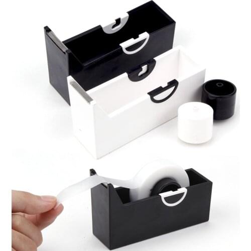 1Pcs Eyelash Extension Tape Cutter Holder Plastic Adhesive Rotating Grafting Eyelashes Dispenser Cutting Beauty Makeup Tools