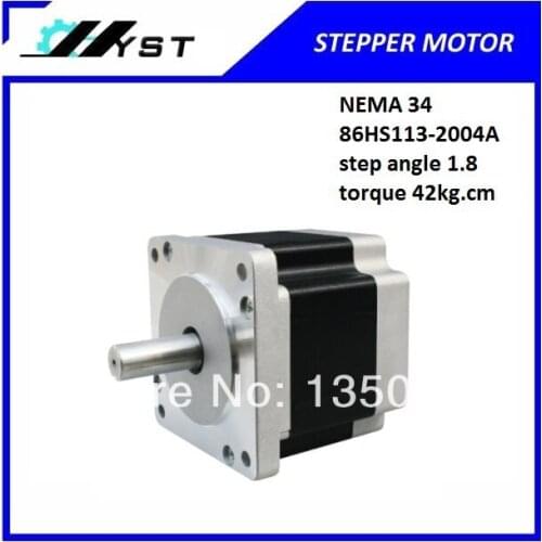 Cheap high quality NEMA34 stepper motor 86HS113-2004A 5pcs one package