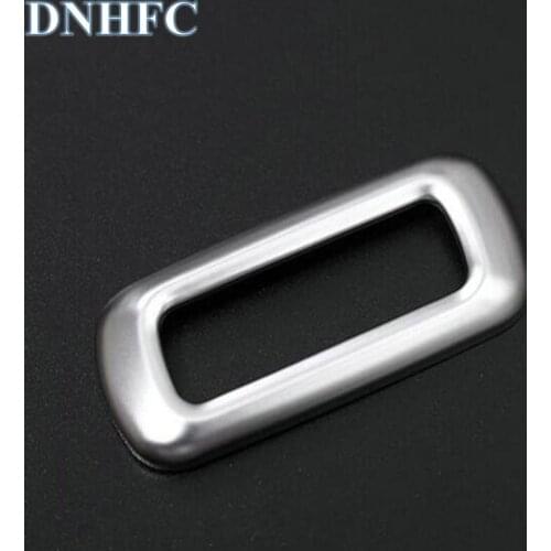 DNHFC Chrome ABS Seat Memory Buttons frame decoration cover trim decals for Alfa Romeo Stelvio 2017 2018