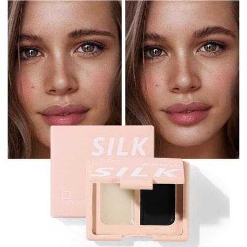 Two Colors Eyebrow Styling Dyeing Cream Brows Setting Shaping Gel Waterproof Sweat-proof Easy Drawing Long-lasting Eyes Makeup