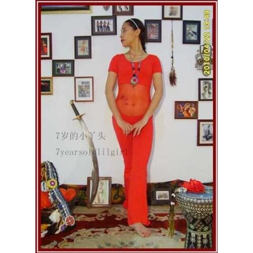 7Years Old Lil Girl Lycra Cotton Connect The Clothes Of Body AQ04 11