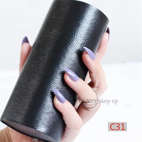 2020 24pcs Solid color pointed hand finger false nail.Fashion must be light purplue gary C31