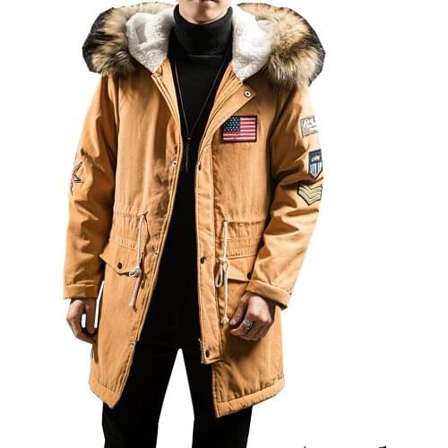 2019 New Fashion Hooded Winter Jacket Men Thick Warm Fur Collar Parkas Man Coat Outerwear Zipper Jackets Male Parka Coats 4XL5XL