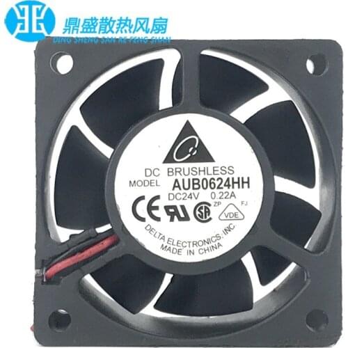 AUB0624HH 24V 0.22A 6CM 6cm 6025 3-wire inverter cooling fan
