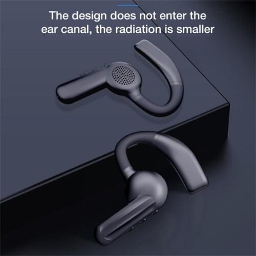 Ear-Hook Sports Earphone Wireless Single-Ear Car Earbuds Business Bluetooth Noise Reduction Headphone Stereo With Mic Headsets