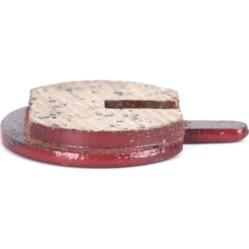 1Pair MTB Mountain Bike Cycling Red Copper Fiber Metal Disc Brake Pads for Bicycle Parts Accessories