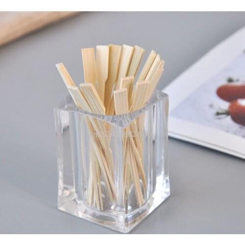 Fruit Fork Disposable Bamboo Original Color Fruit Inserts Household KTV Taste Fork
