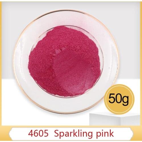 Pearl Powder Pigment Mineral Mica Powder DIY Dye Colorant for Lip Soap Automotive Art Crafts 50g Shi