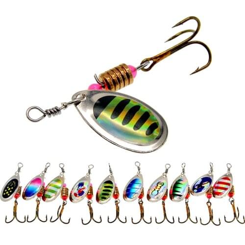 1Pc 3.5g Spinner Fishing Lure Metal Baits Fish Wobbler Spoon Lures For Spinning Carp Pike Trout Bass Spinnerbait Tackle
