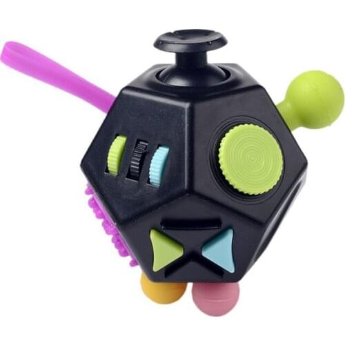 12-sided Magic Cube Creative Toy Gift Second Generation Decompression Artifact Anti-Stress Magic Cube Stress Kids Fidget Toys