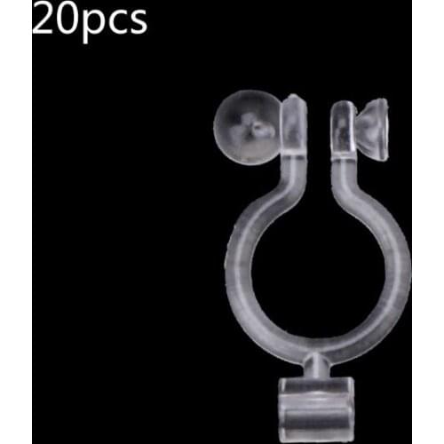 20Pcs Invisible Clip-on Earring Converters for Non Pierced Ears Jewelry Findings