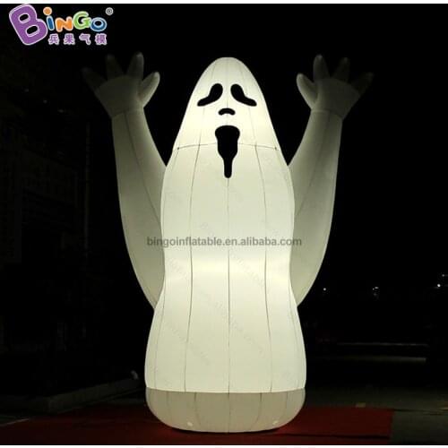 Factory Direct Sale LED Lighting Inflatable Ghost Halloween Theme Balloon Toy for Party Event Decoration