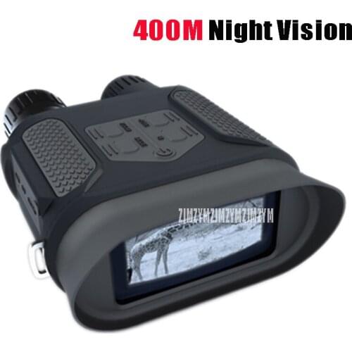 WG400B Digital HD Binocular NV Spotter 31X Night Vision Hunting Telescope 1300ft/400M 2inch TFT LCD Infrared IR Camera Camcorder