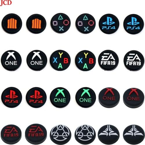 Thumb Stick Grip Cap ABXY Home Logo Joystick Cover Case For Sony Dualshock 5/4 PS5 PS4 Xbox One 360 Slim Switch Pro Controller