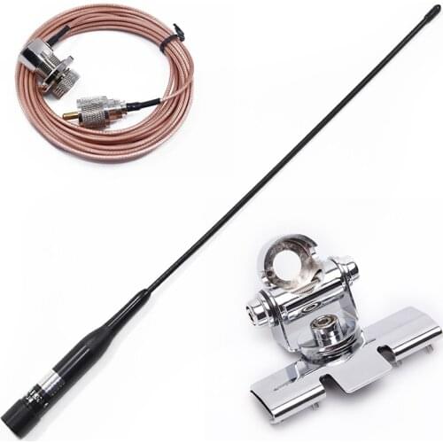 NAGOYA NL-R2 Dual Band 144/430MHz VHF UFH Antenna for QYT KT-8900D KT-7900D Baojie BJ-218 BJ-318 Mobile Radio