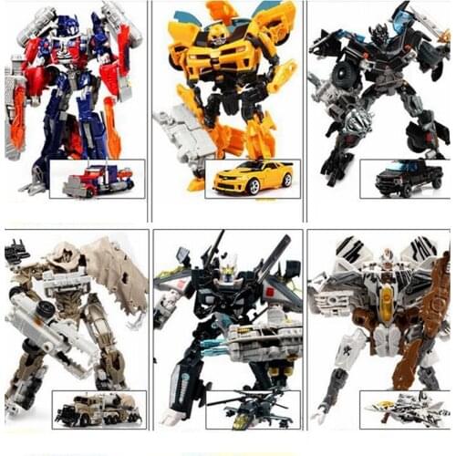 New Anime 16 style Transformation 4 Cars Robots Toy pvc Action Figures Brinquedos Classic model Toys boys for gifts juguetes