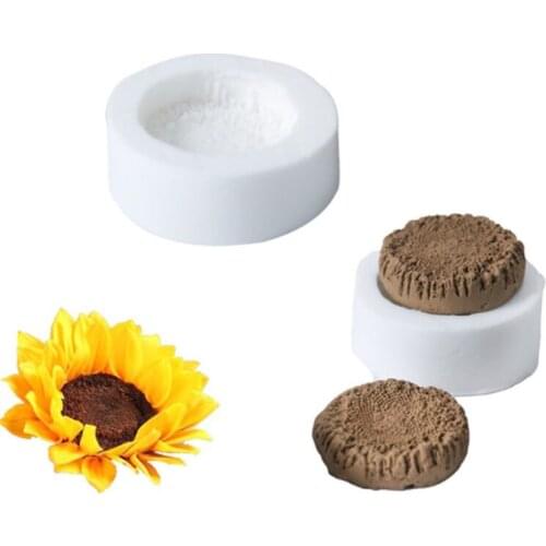 Sunflower Flower Core Molds Fondant Cakes Decor Tools Silicone Molds Sugarcraft Chocolate Baking Tools For Cakes Gumpaste Form