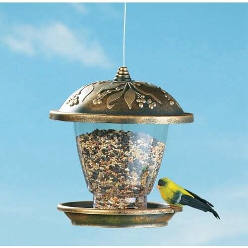 NHBR Bird Feeders for Outside Hanging Bird Seed for Outside Feeders for Garden Yard Outdoor Decoration