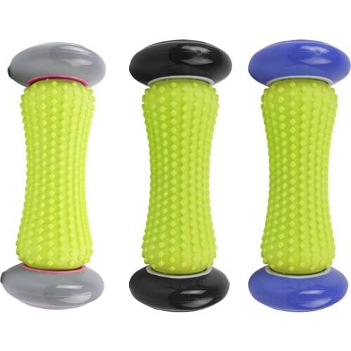 3 Colors Muscle Massager Ball Peanut Shape Massage Yoga Fitness Ball Relieve Body Stress PVC Foot Spiky Foot Massager